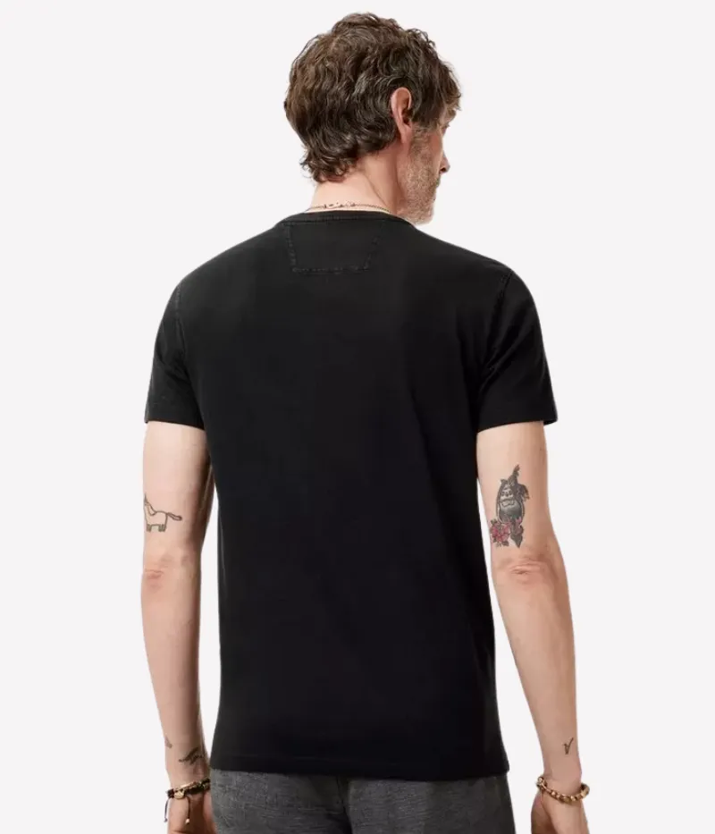 Rose Skull Crew in Black