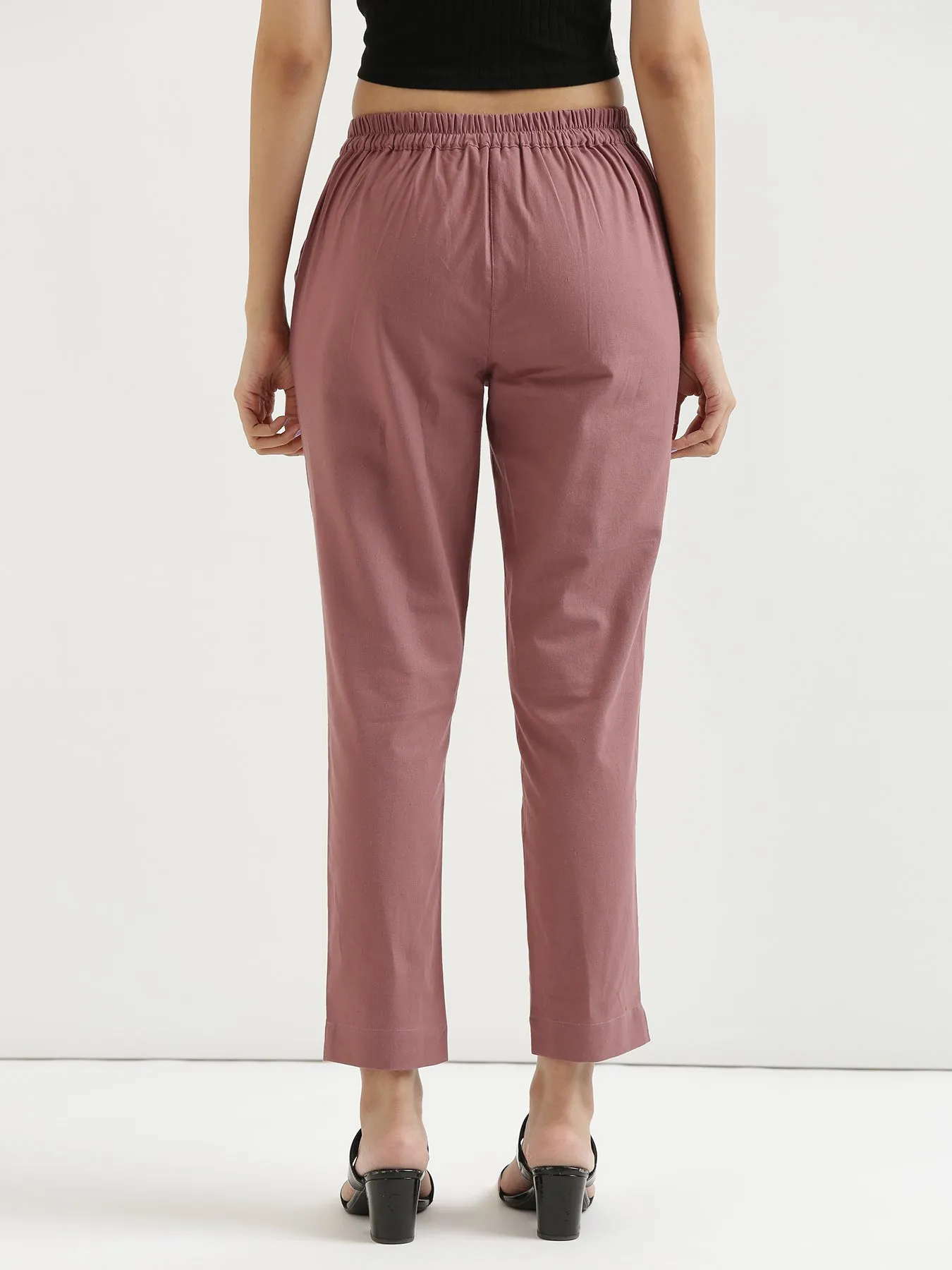 Rose Taupe 100% Cotton Pant