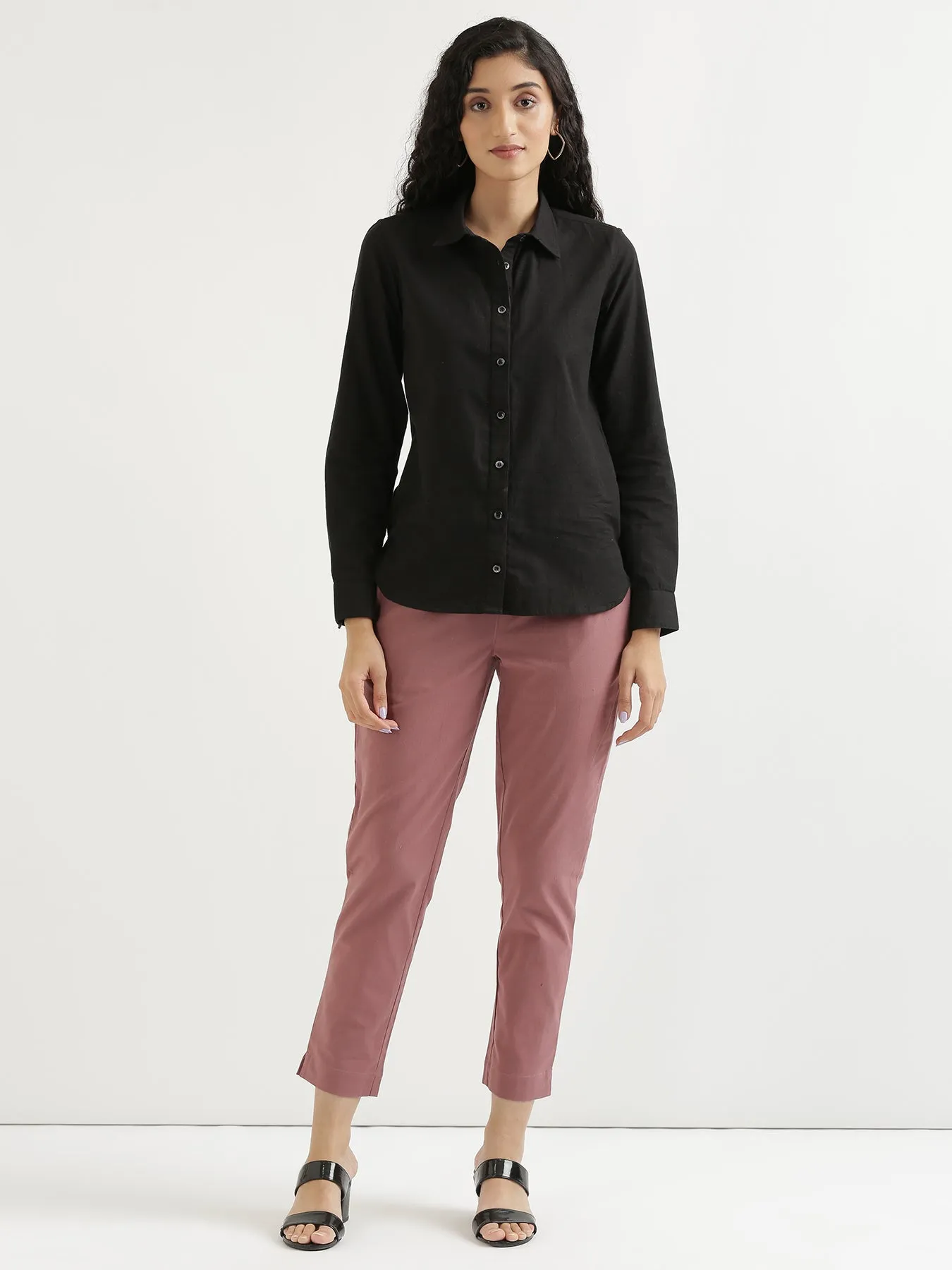 Rose Taupe 100% Cotton Pant