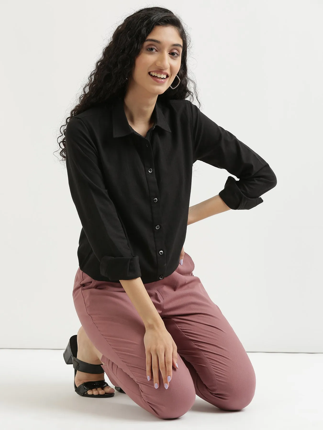 Rose Taupe 100% Cotton Pant