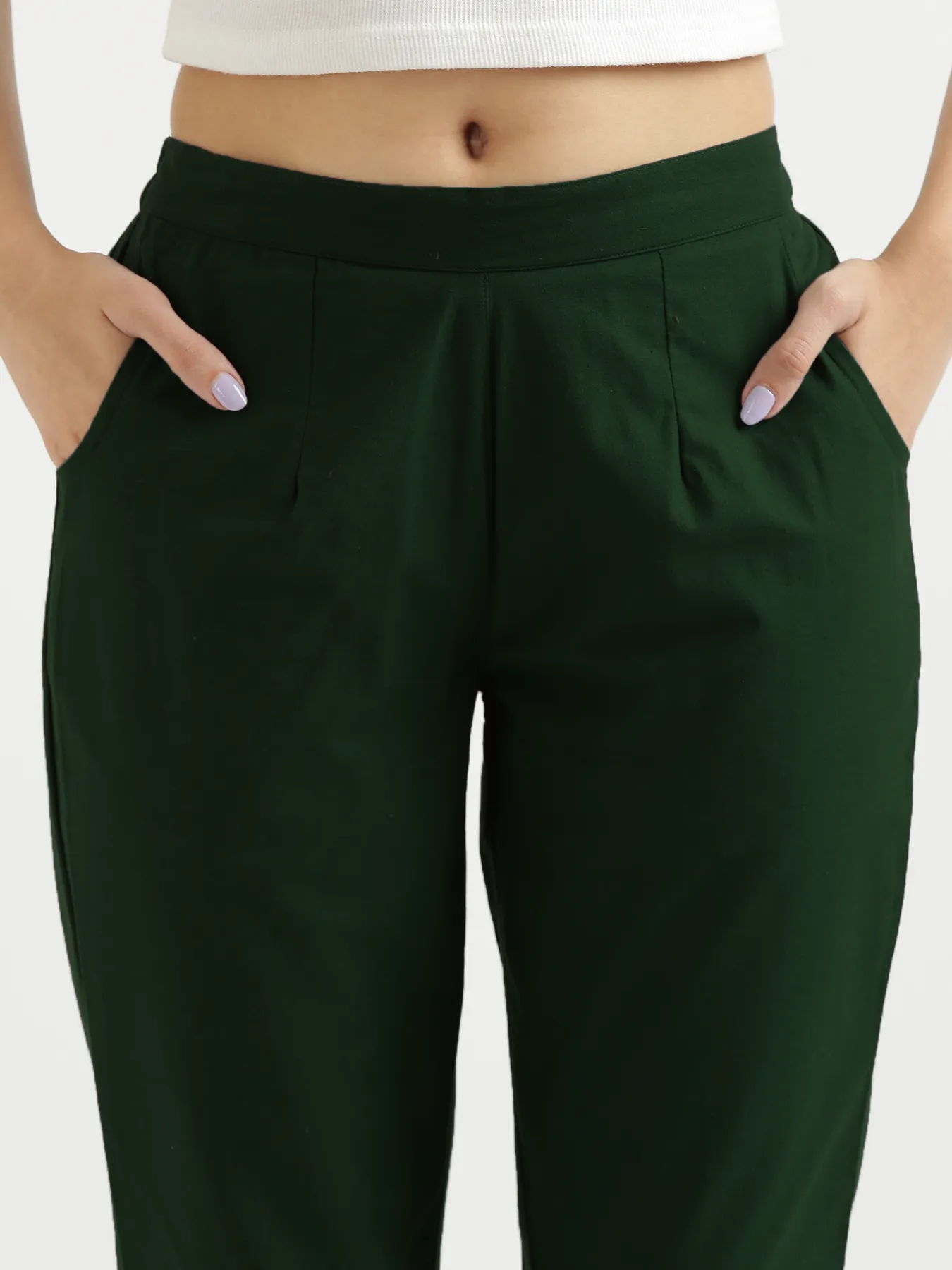 Sage Green 100% Cotton Pant