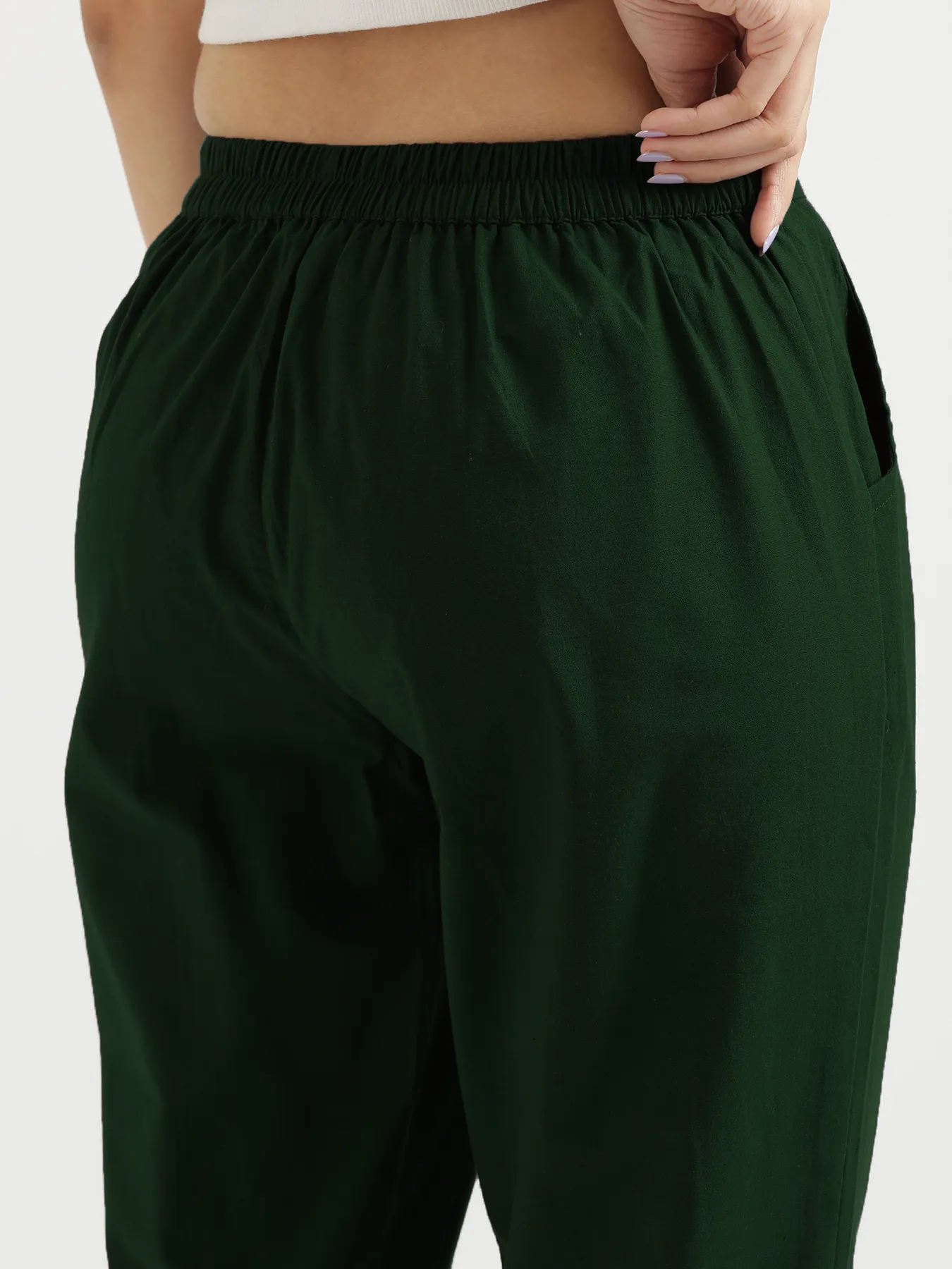 Sage Green 100% Cotton Pant