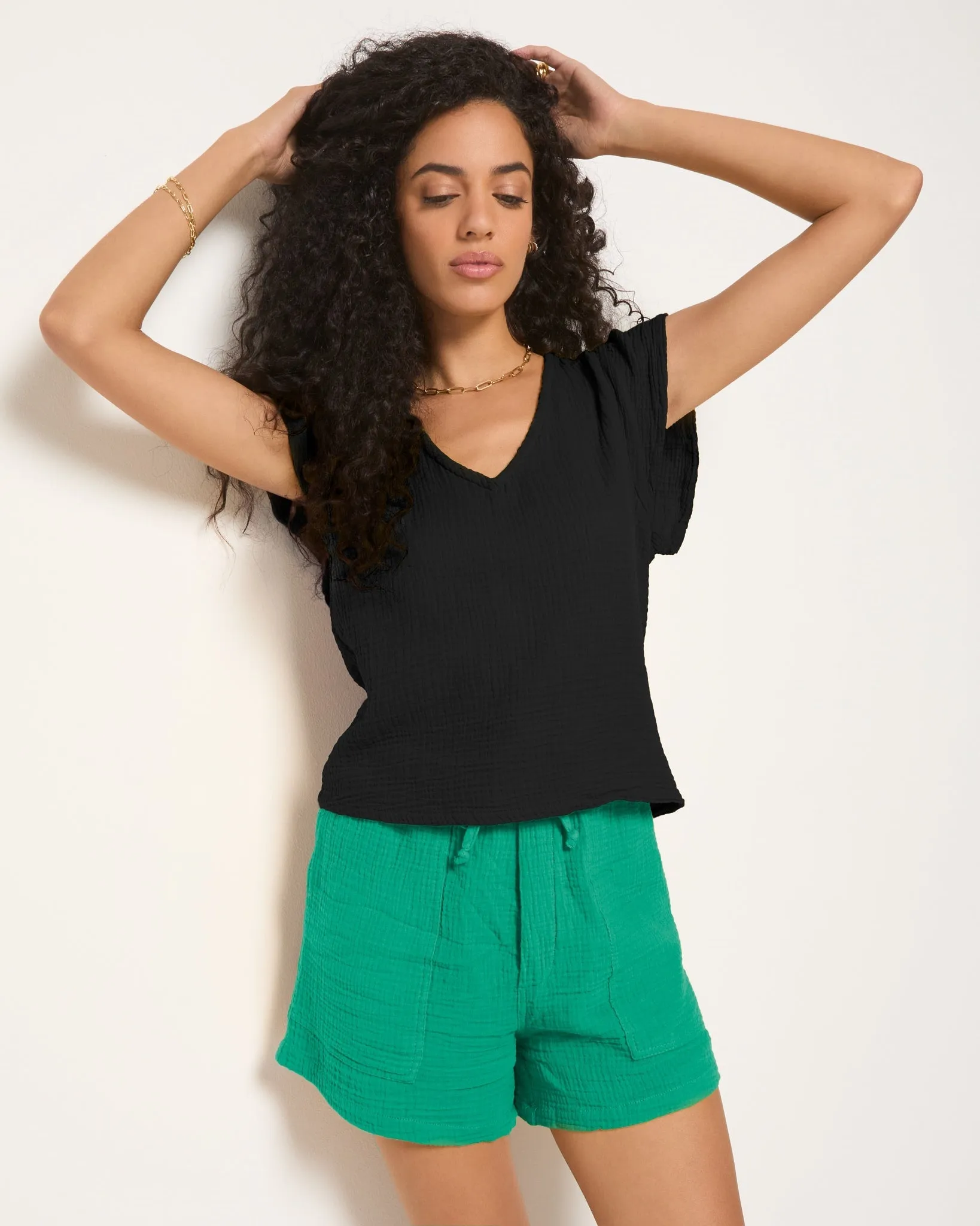 Seafoam Gauze Short