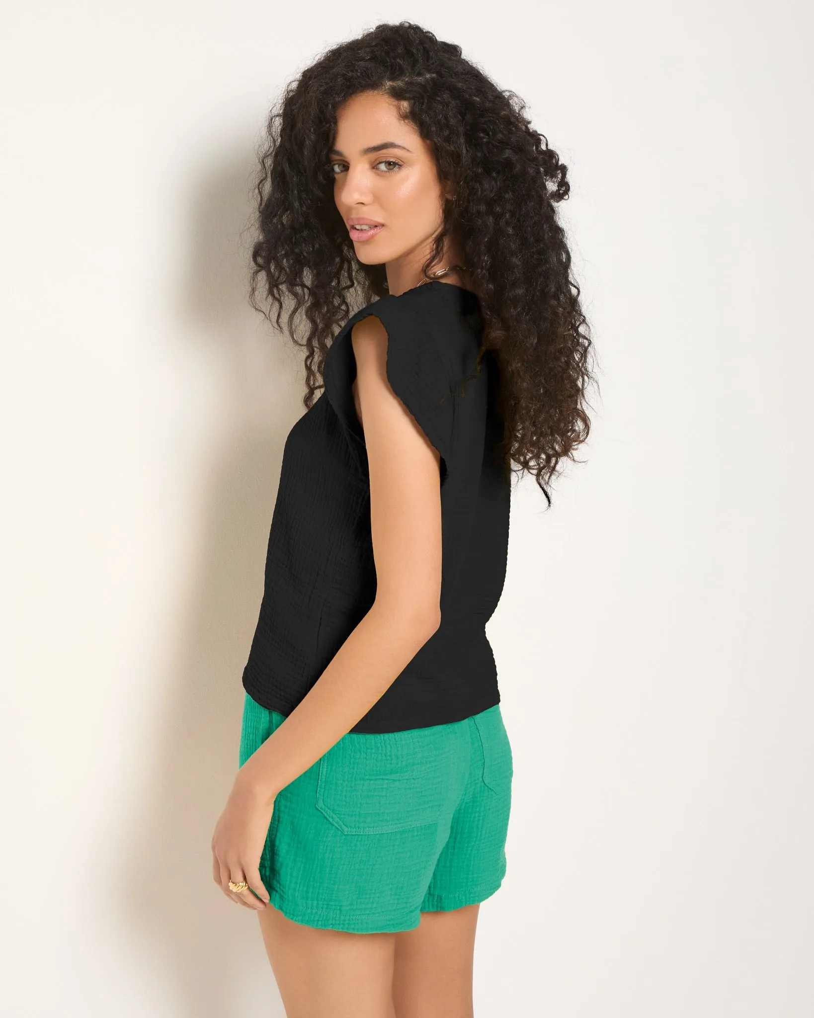 Seafoam Gauze Short