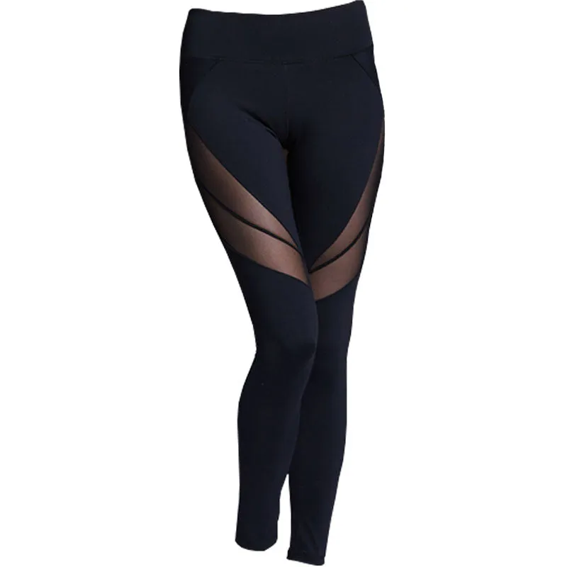 Sleek Black Women's Sport Leggings