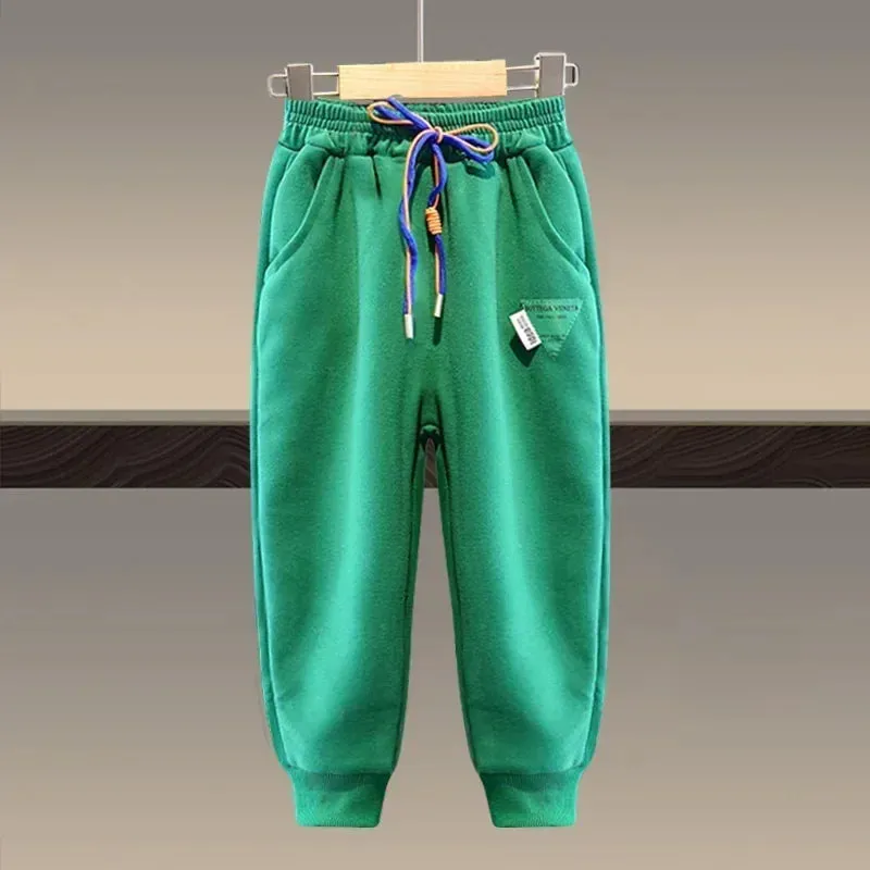 Sleek Joggers With Colorful Accents