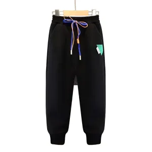 Sleek Joggers With Colorful Accents