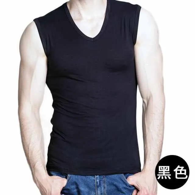 Sleeveless Thin Bamboo fiber T-shirts