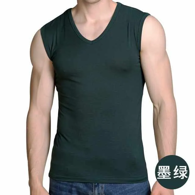 Sleeveless Thin Bamboo fiber T-shirts