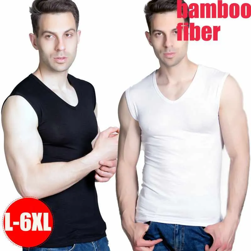 Sleeveless Thin Bamboo fiber T-shirts