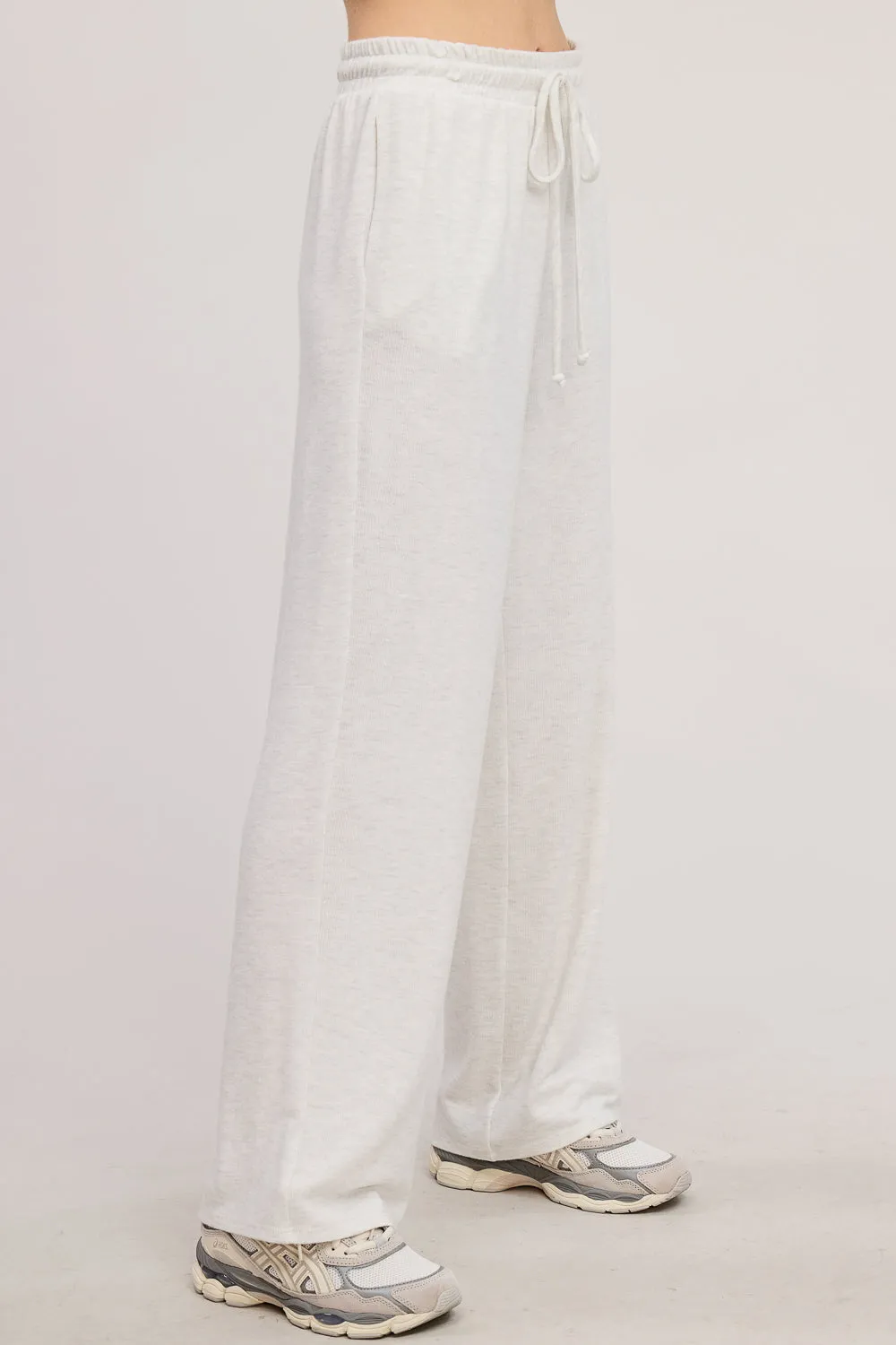 Snuggle Cove Super Soft Drawstring Wide Leg Pants (Assorted Colors)