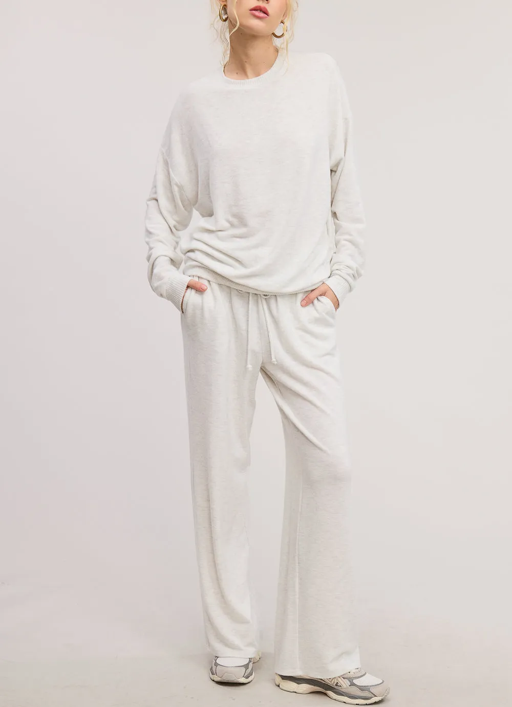 Snuggle Cove Super Soft Drawstring Wide Leg Pants (Assorted Colors)