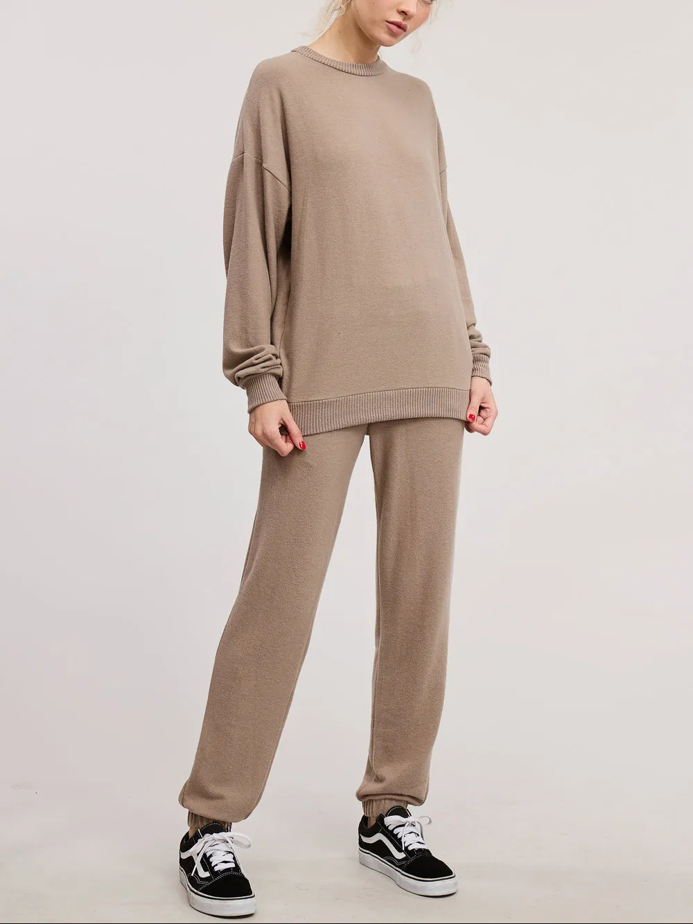 Snuggle Cove Super Soft Drawstring Wide Leg Pants (Assorted Colors)
