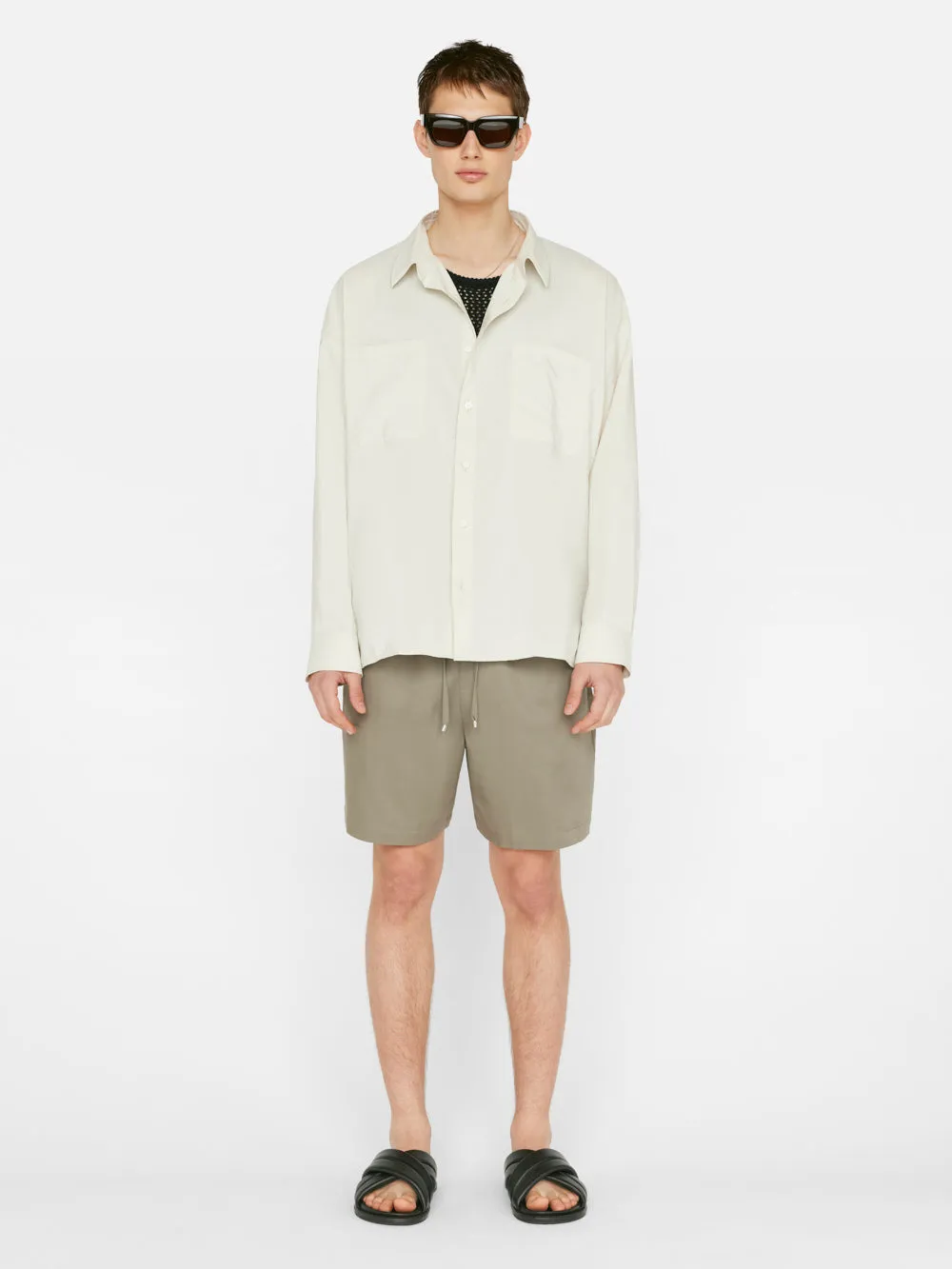 Soft Cotton Traveler Short -- Desert Sage