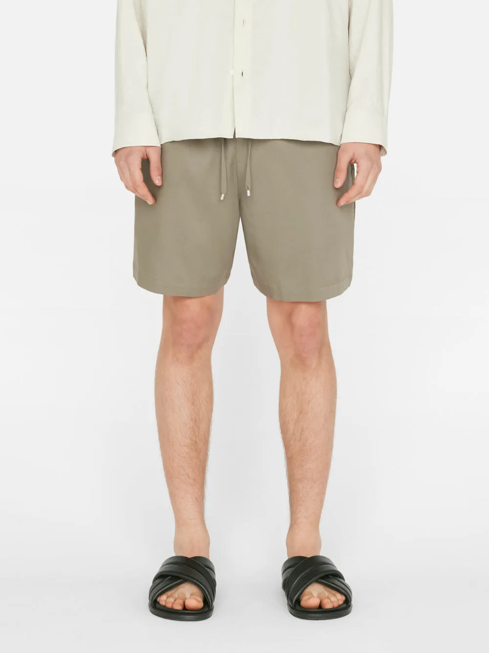 Soft Cotton Traveler Short -- Desert Sage