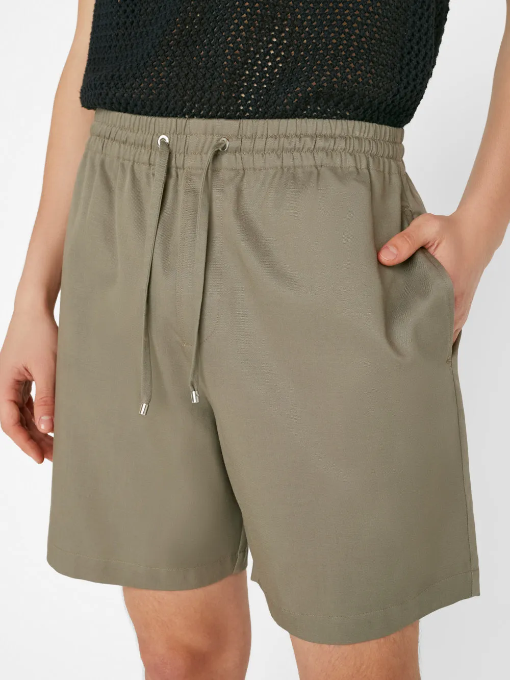 Soft Cotton Traveler Short -- Desert Sage