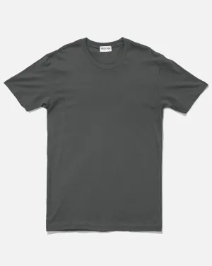 Solid Essential Tee, Charcoal