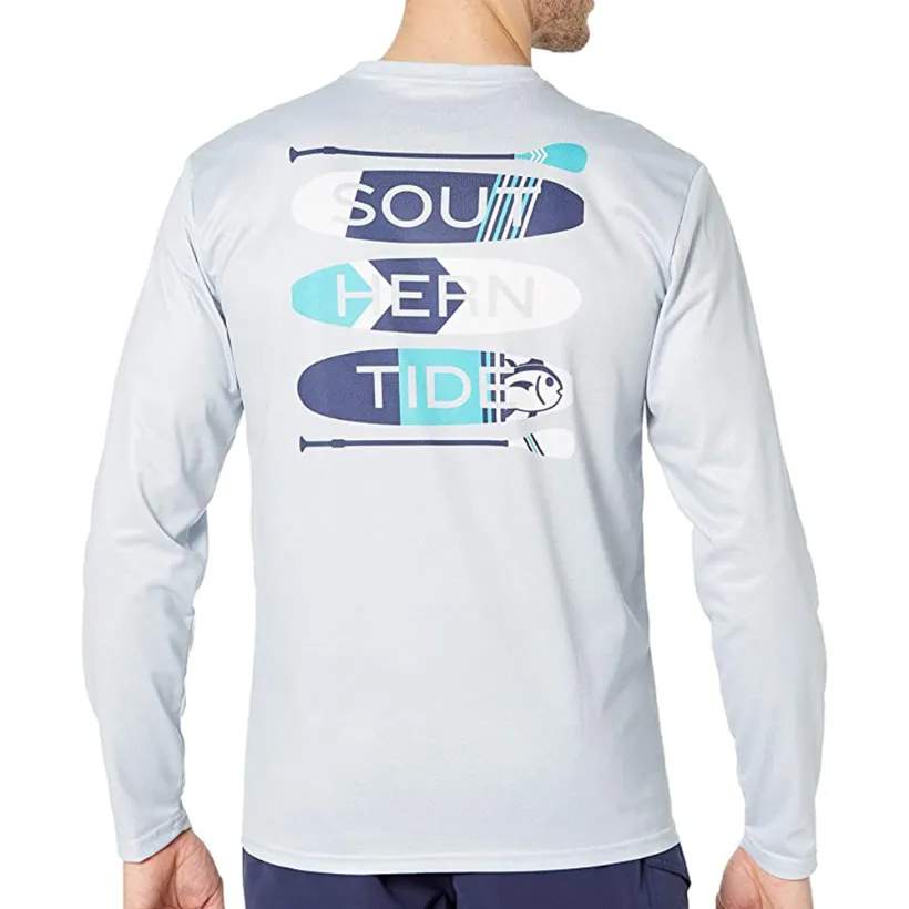 Southern Tide Paddleboard Stack LS Performance T-Shirts