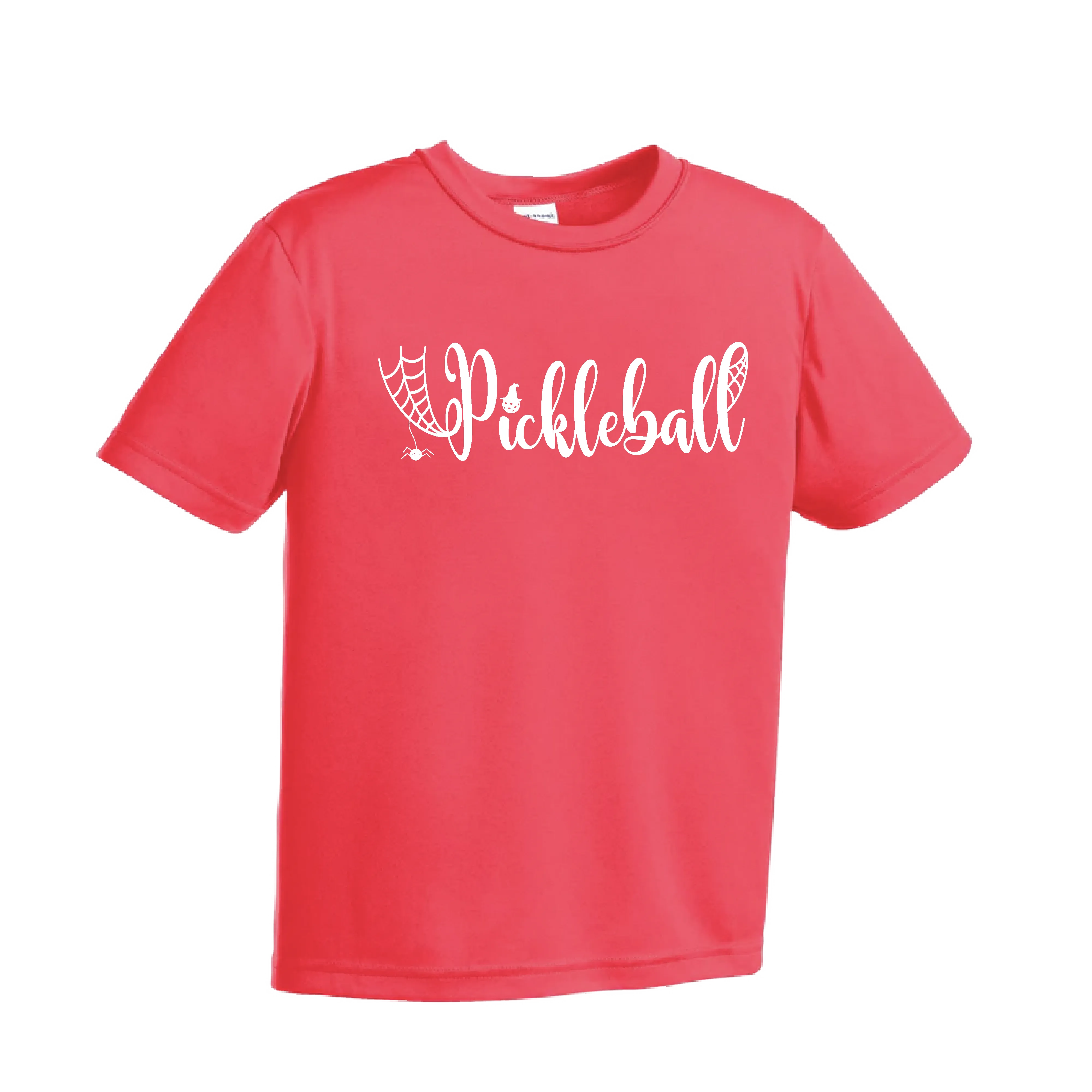 Spider Pickleball | Youth Short Sleeve Pickleball Shirts | 100% Polyester