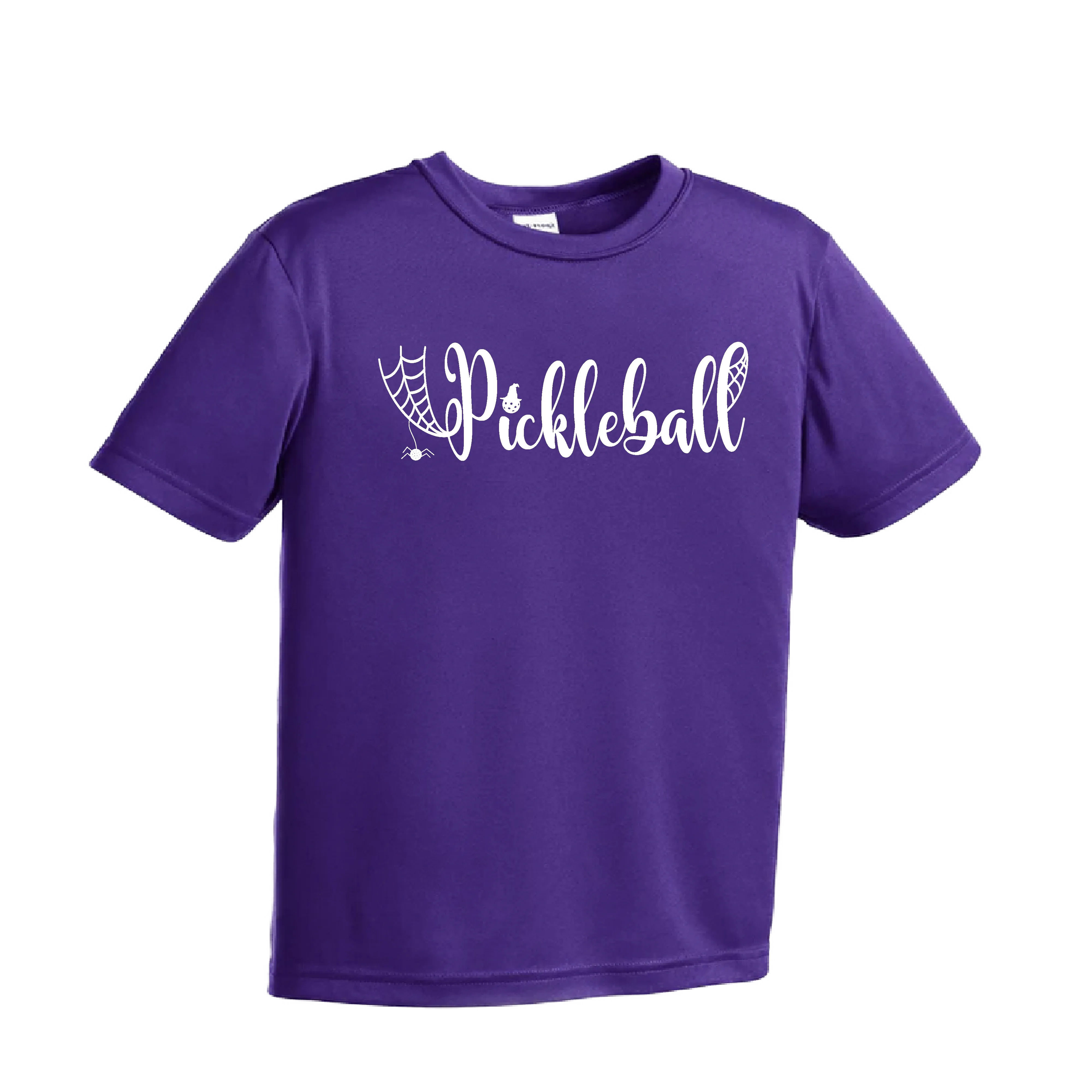 Spider Pickleball | Youth Short Sleeve Pickleball Shirts | 100% Polyester