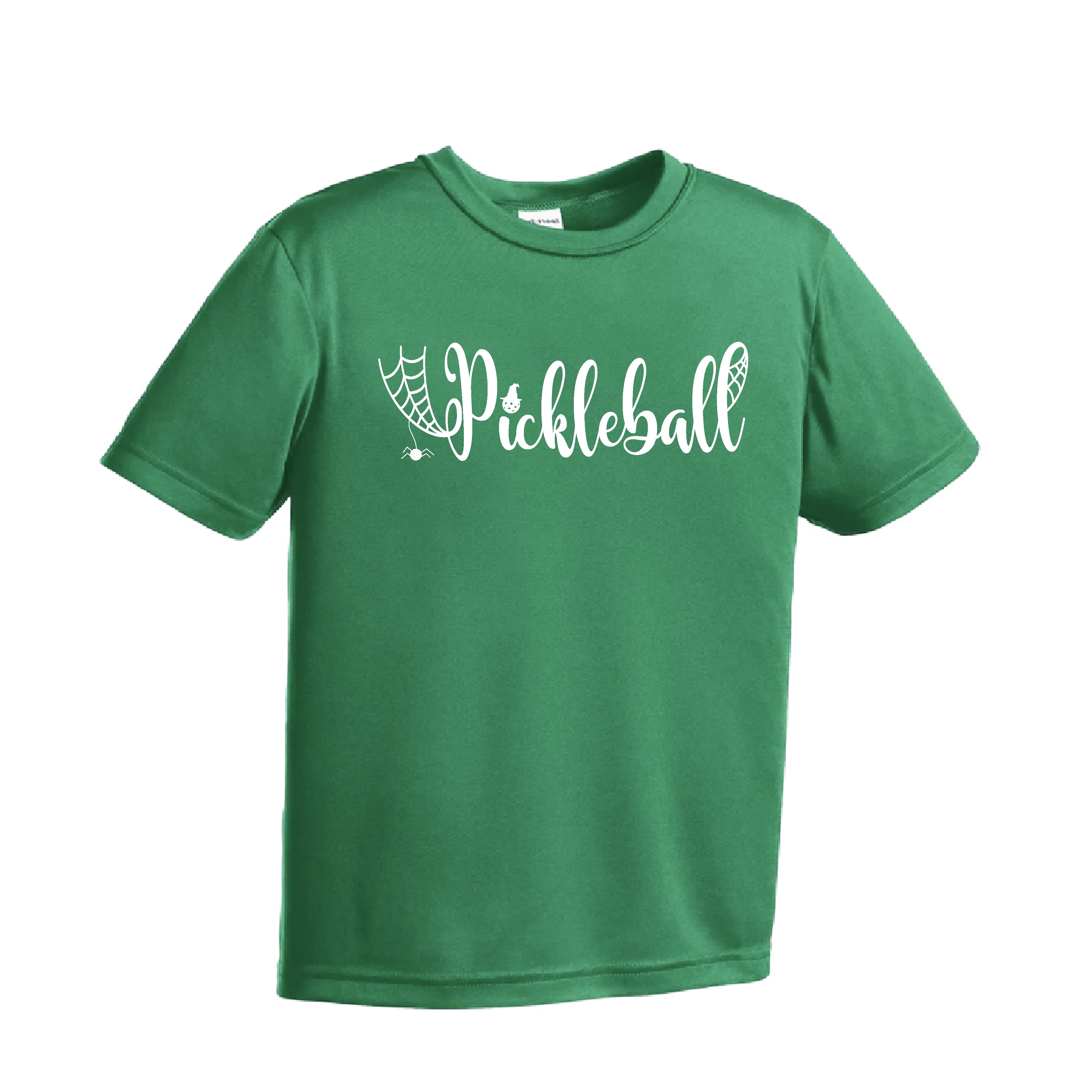 Spider Pickleball | Youth Short Sleeve Pickleball Shirts | 100% Polyester