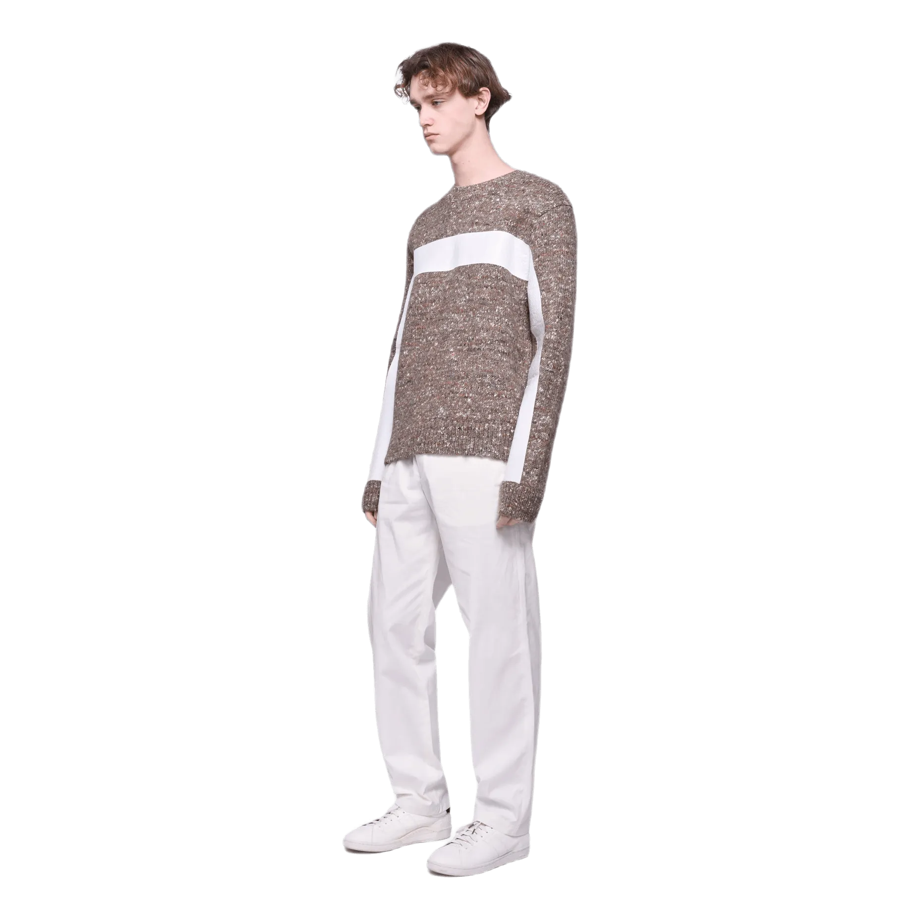 Sport Stripe Pant White