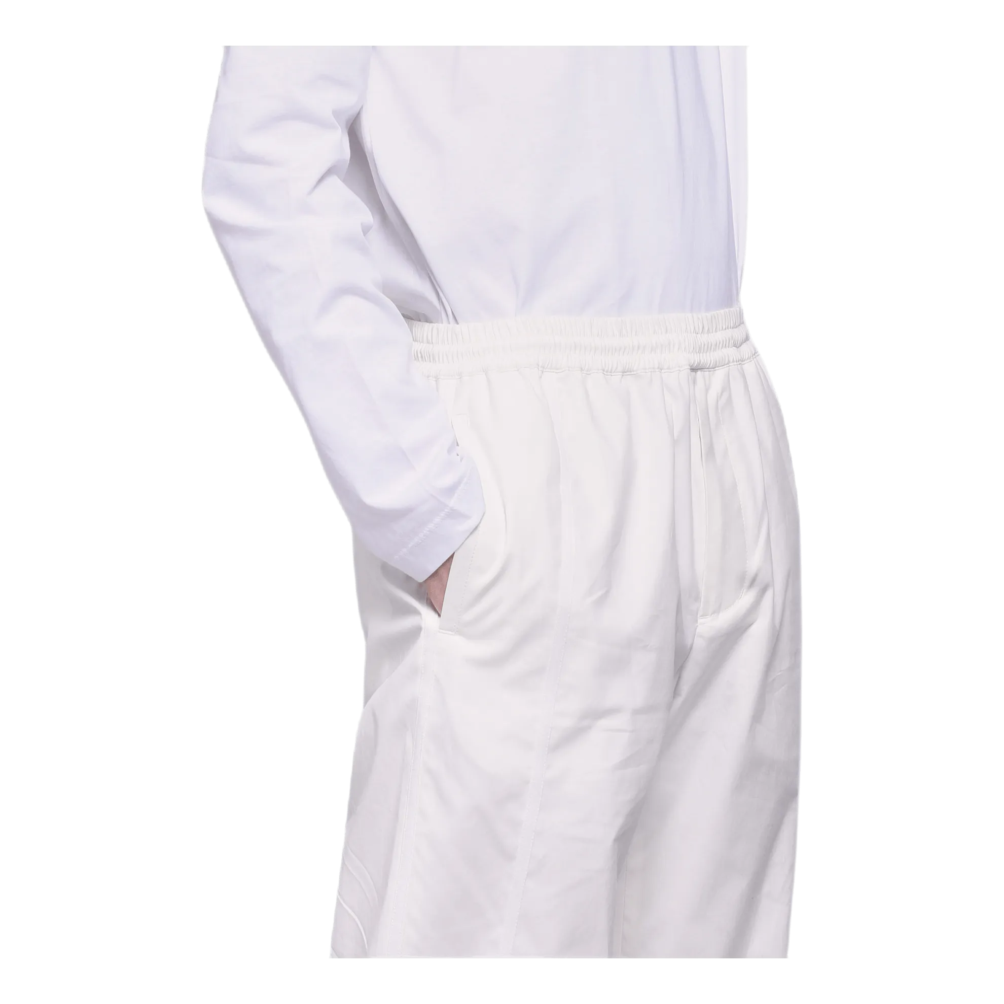 Sport Stripe Pant White
