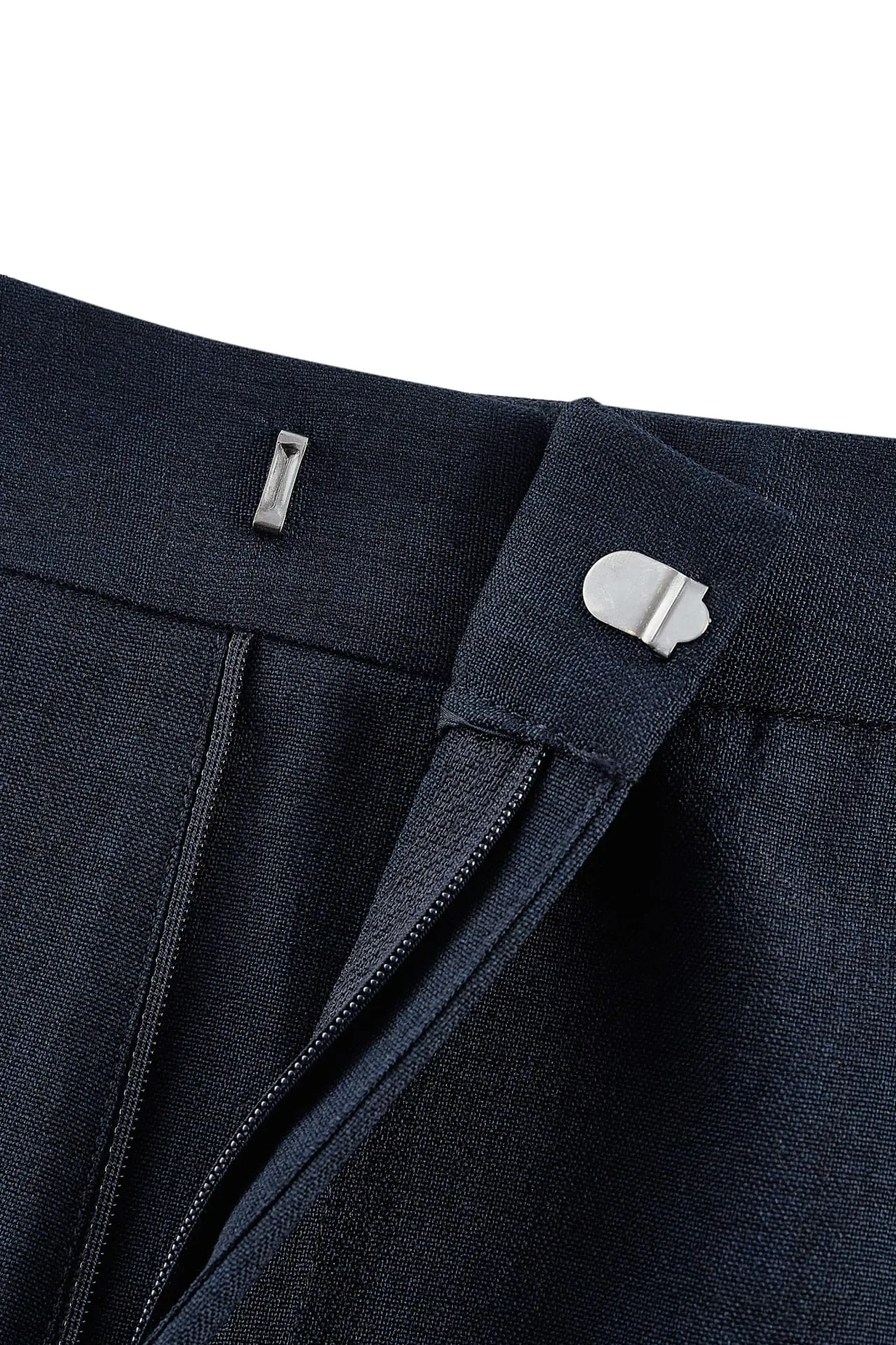 Stretch Ankle Cigarette Suit Pants