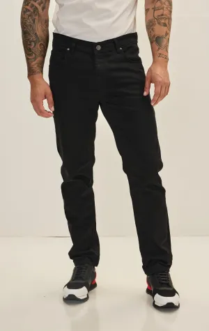 Super Soft 5-pocket Style Pants - Jet Black