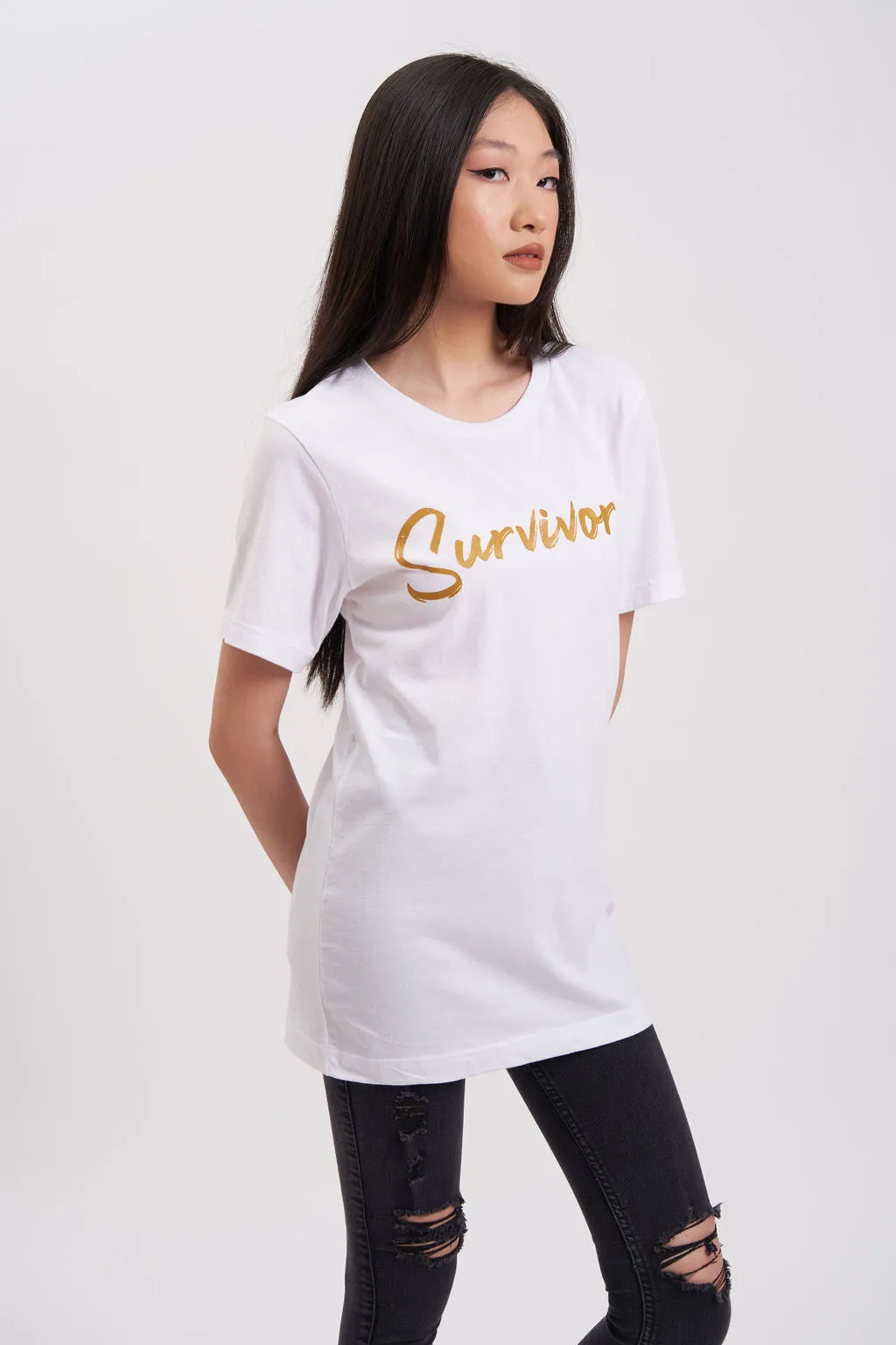 Survivor crew neck graphic tees (Unisex)