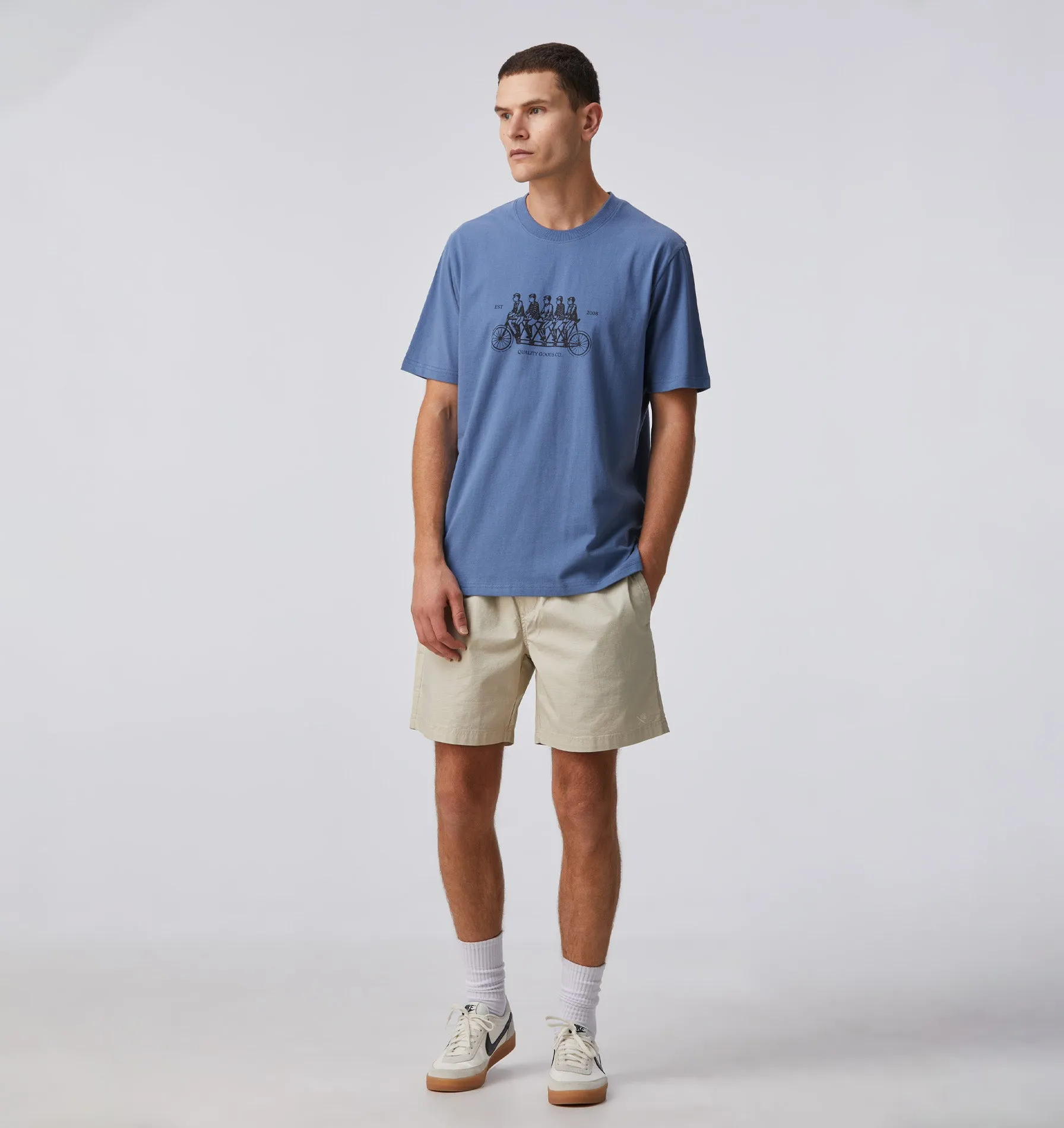 Tandem Chester Tee - Stone Blue