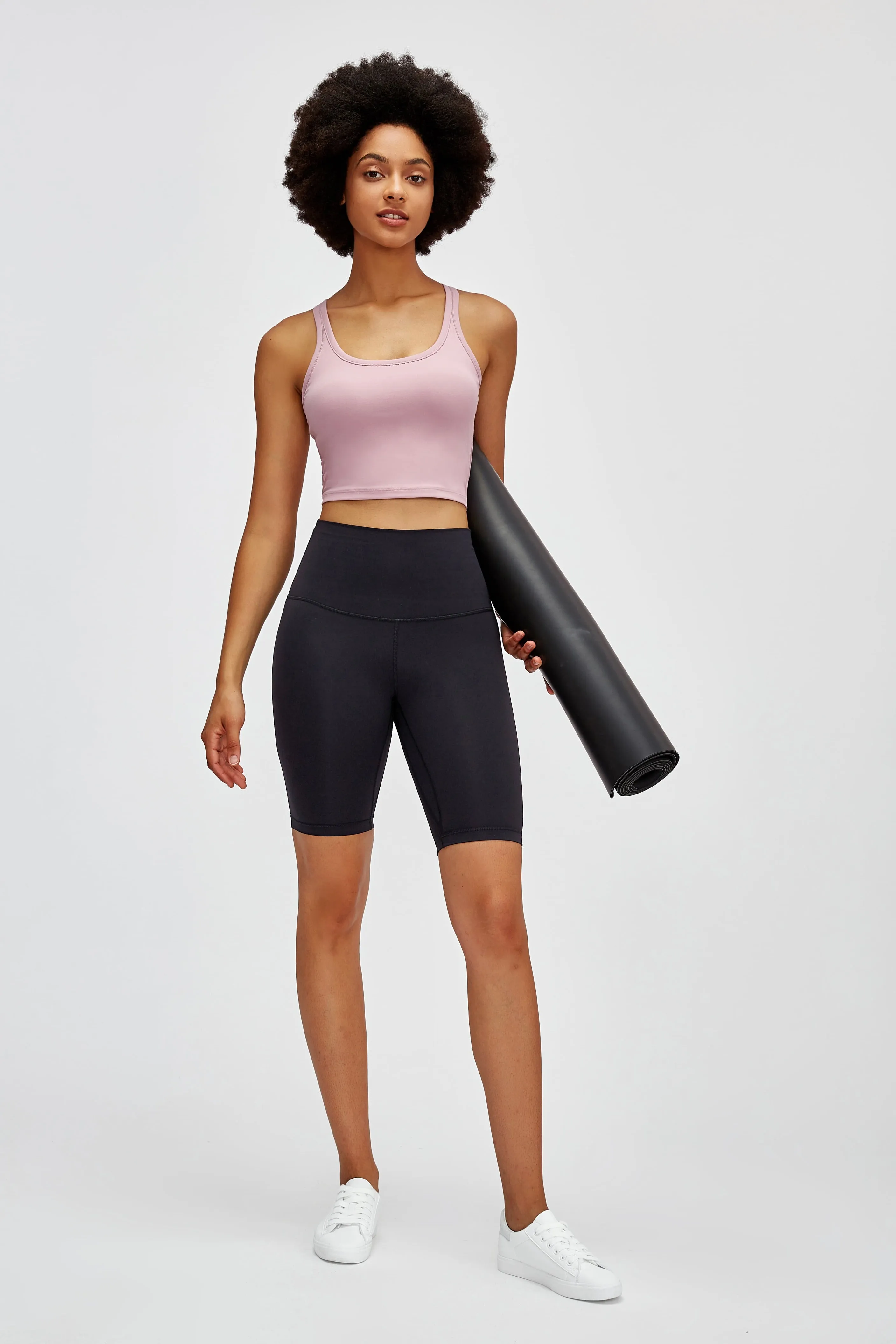 Tangs Display - High-Waist Dynamic Bicycle Shorts 9"