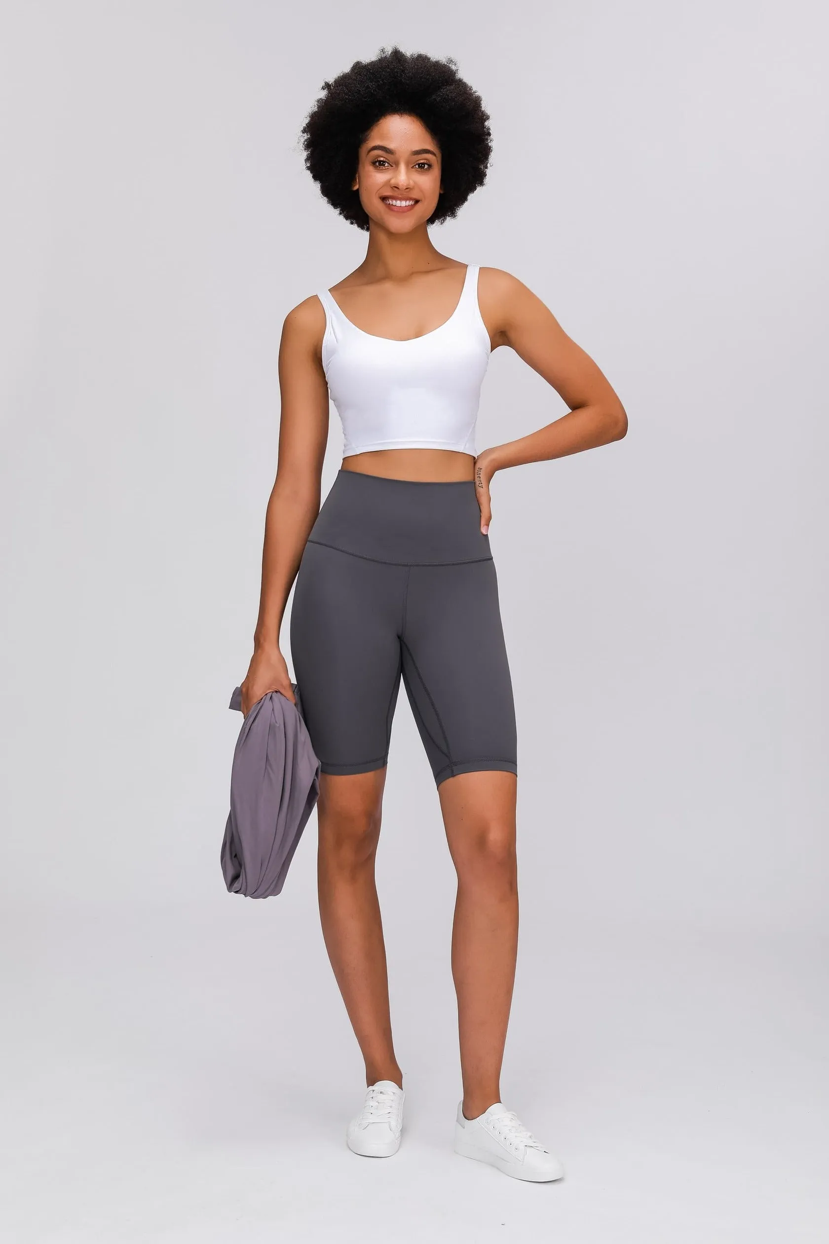 Tangs Display - High-Waist Dynamic Bicycle Shorts 9"