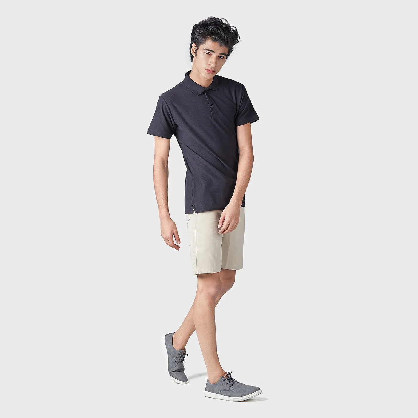 Textured Polo Shirt