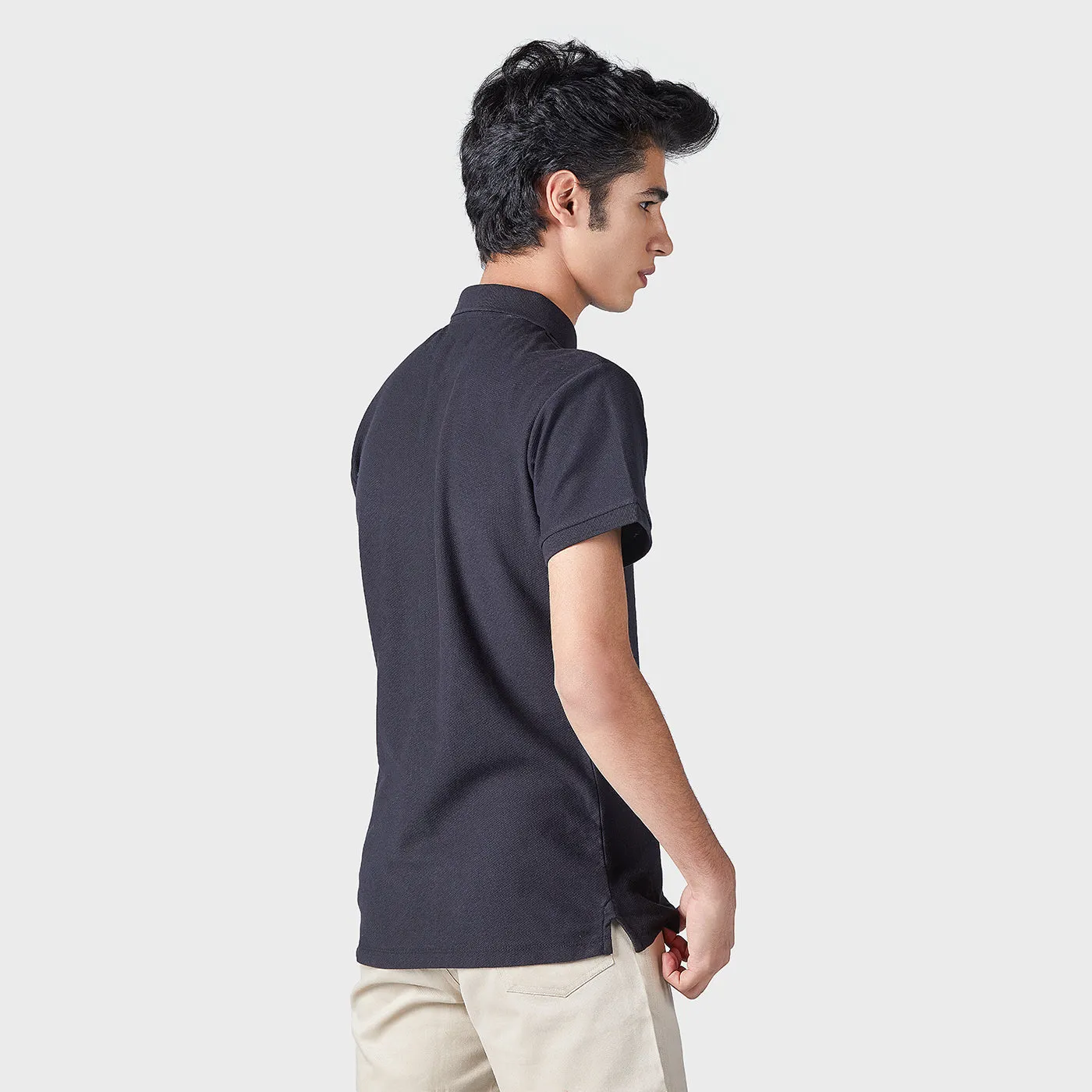 Textured Polo Shirt