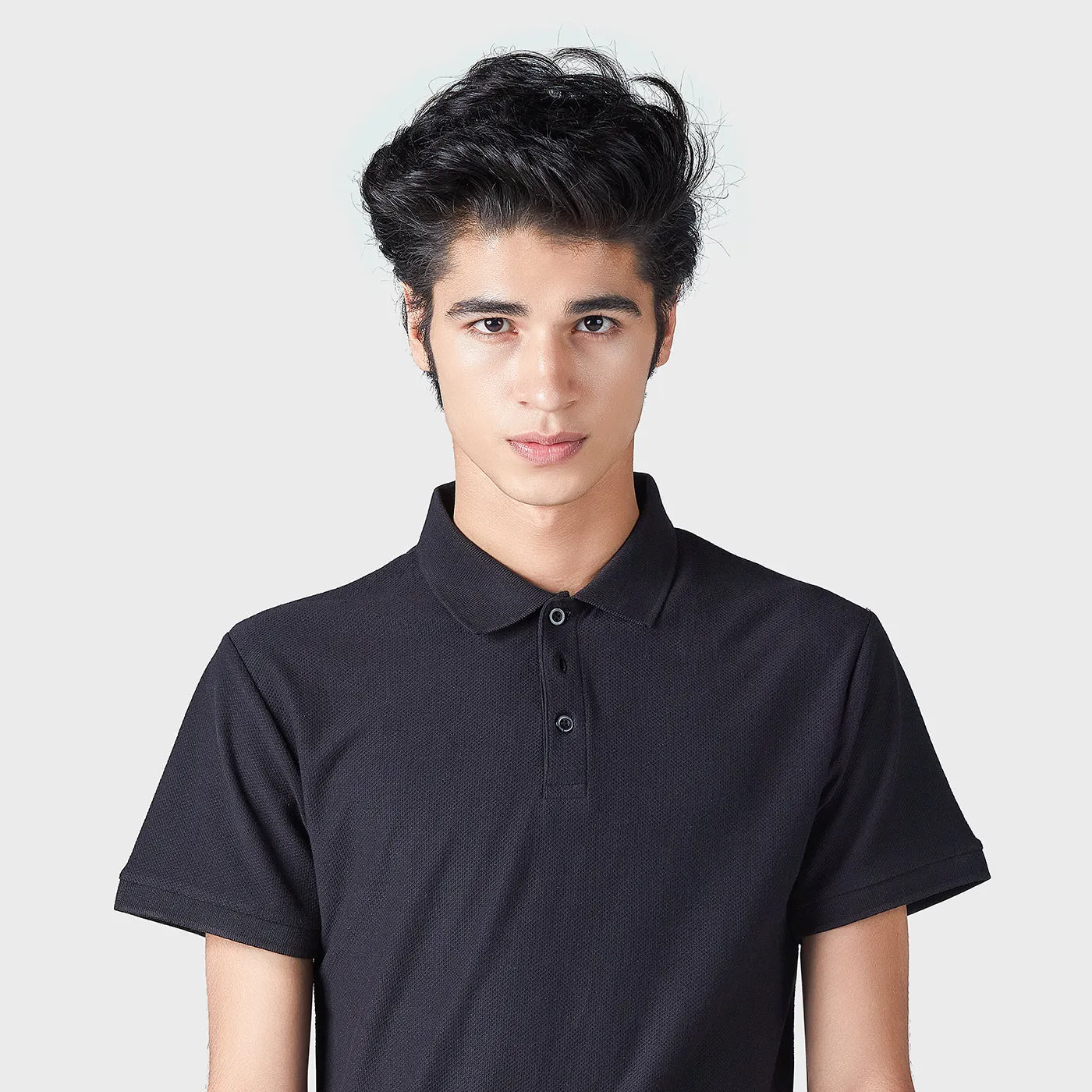 Textured Polo Shirt