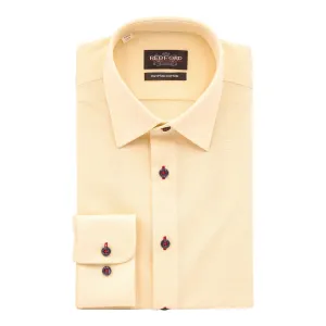 The Athleshirt - Cotton Knit Pale Yellow Shirt