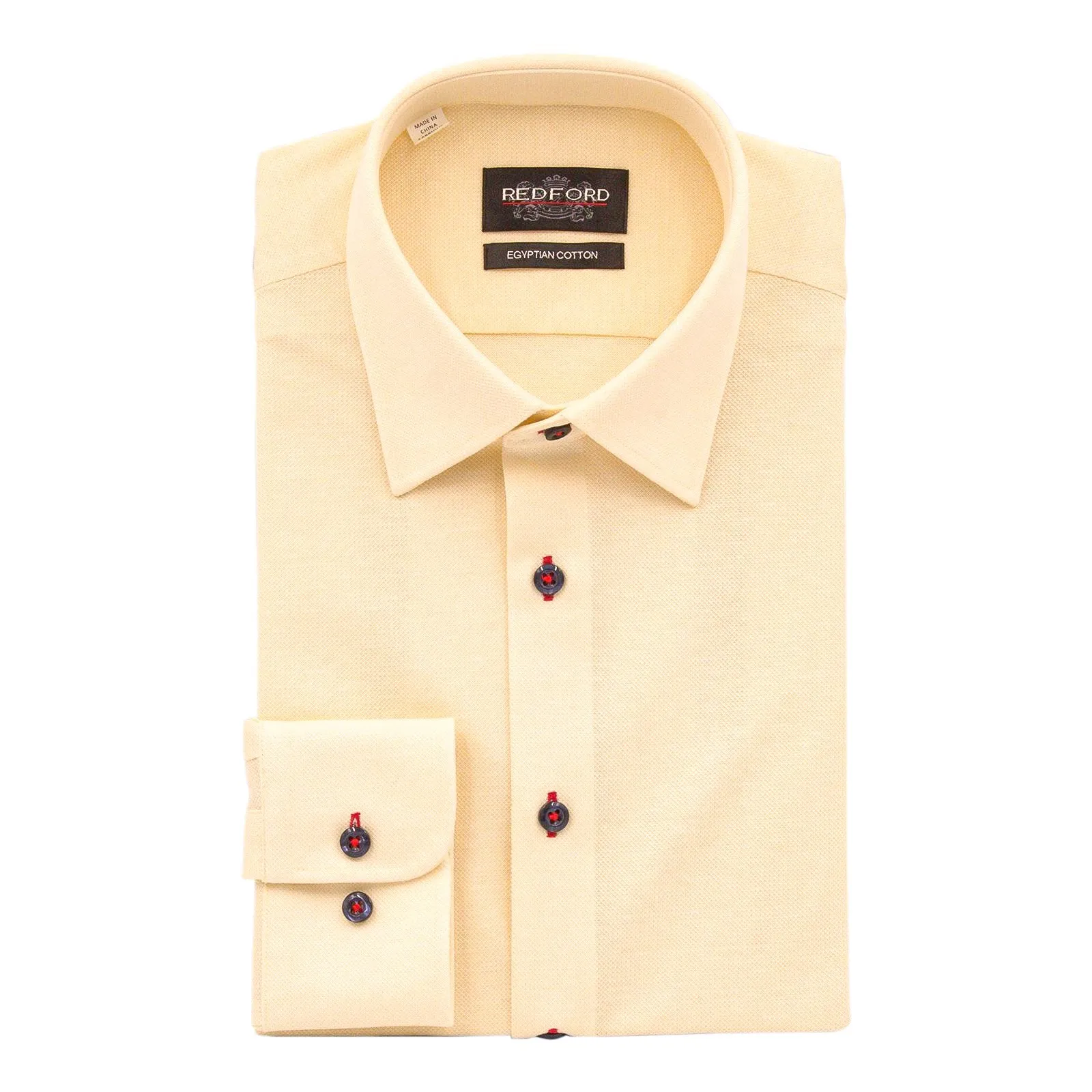 The Athleshirt - Cotton Knit Pale Yellow Shirt