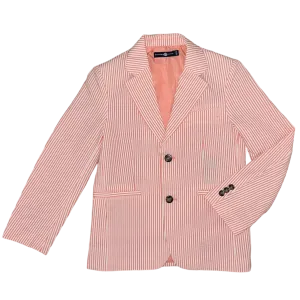 The Gentleman's Jacket- Carolina Coral Seersucker
