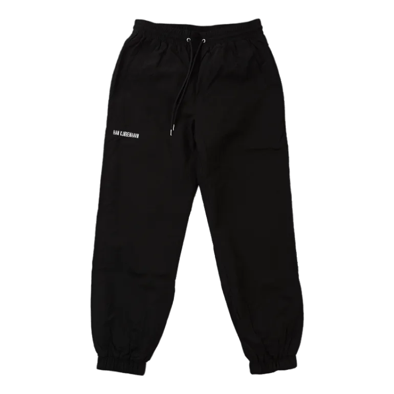 Track Pants Black Nylon