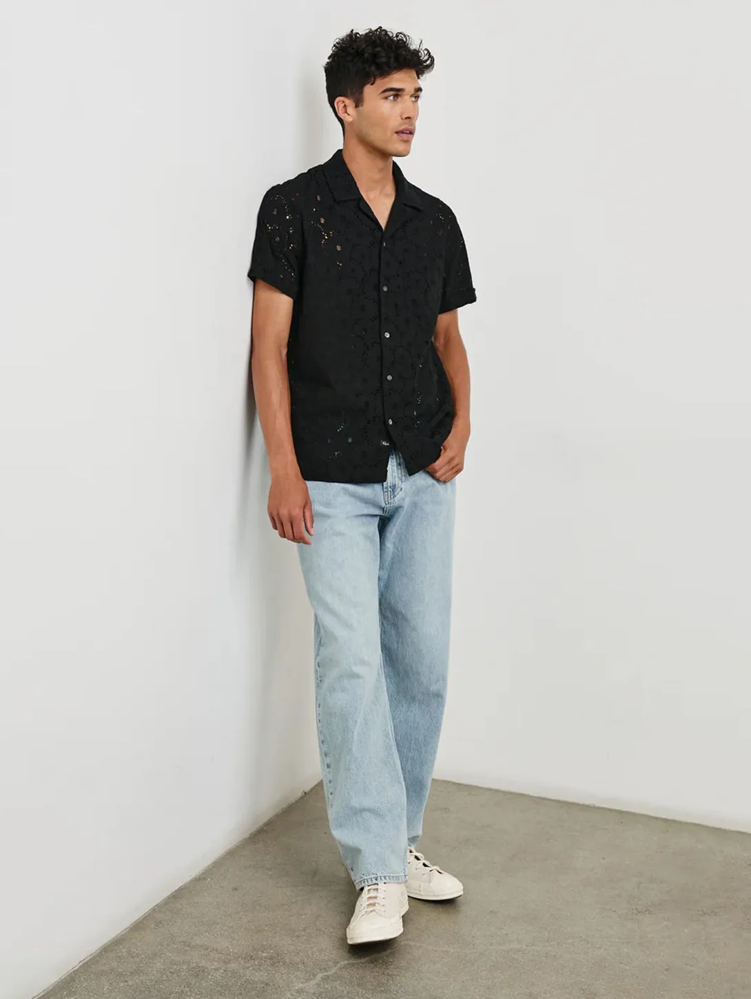 Tyler Shirt - Black Floral