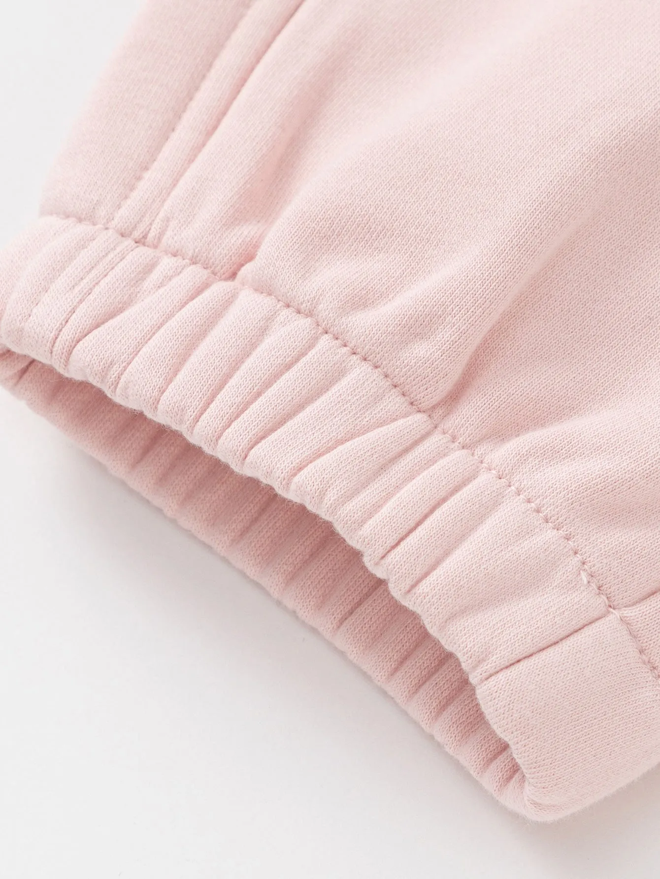 Unisex Daily Life Visions Pink Solid Color Trousers