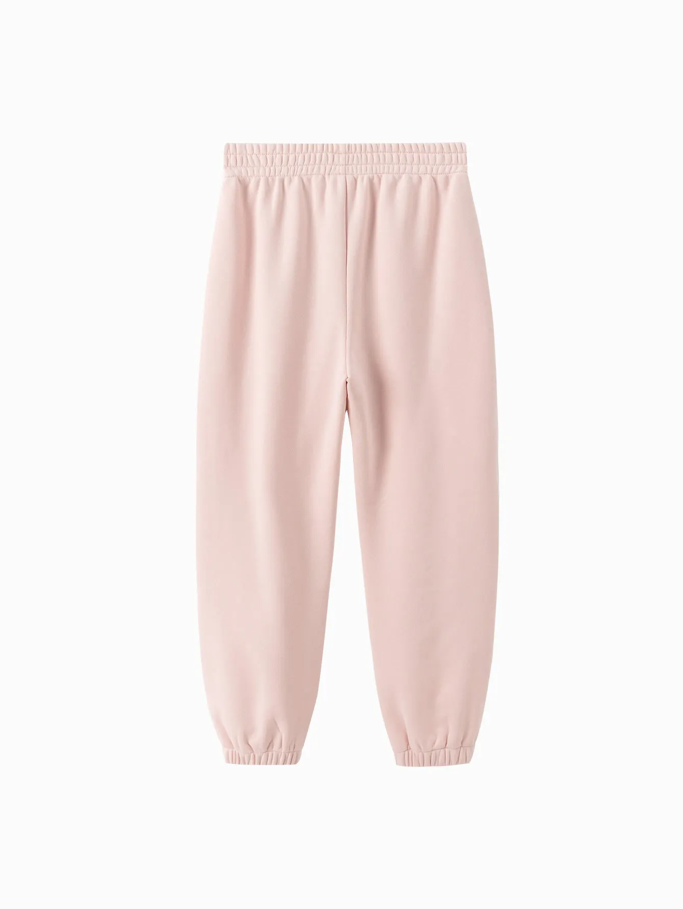 Unisex Daily Life Visions Pink Solid Color Trousers