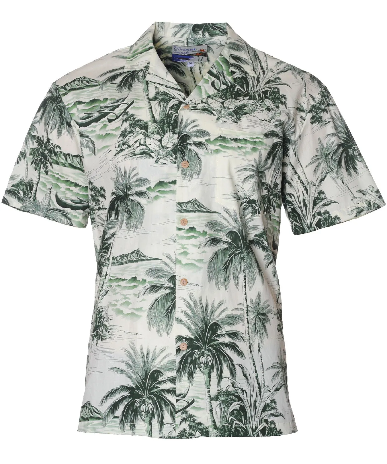 Waikiki Beach Aloha Shirt