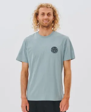 Wetsuit Icon Tee - Mineral Blue