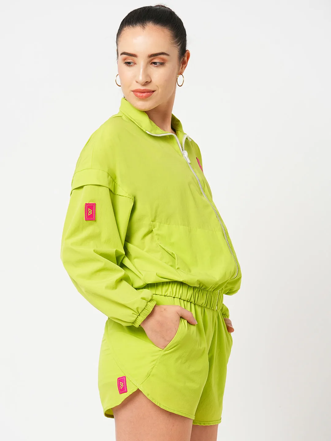 Workin' It Neon Running Shorts