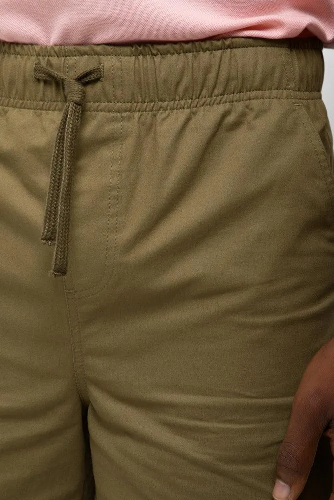 Woven Shorts Green