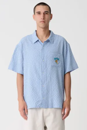 X-LARGE MAD BEAR SS SHIRT - BLUE