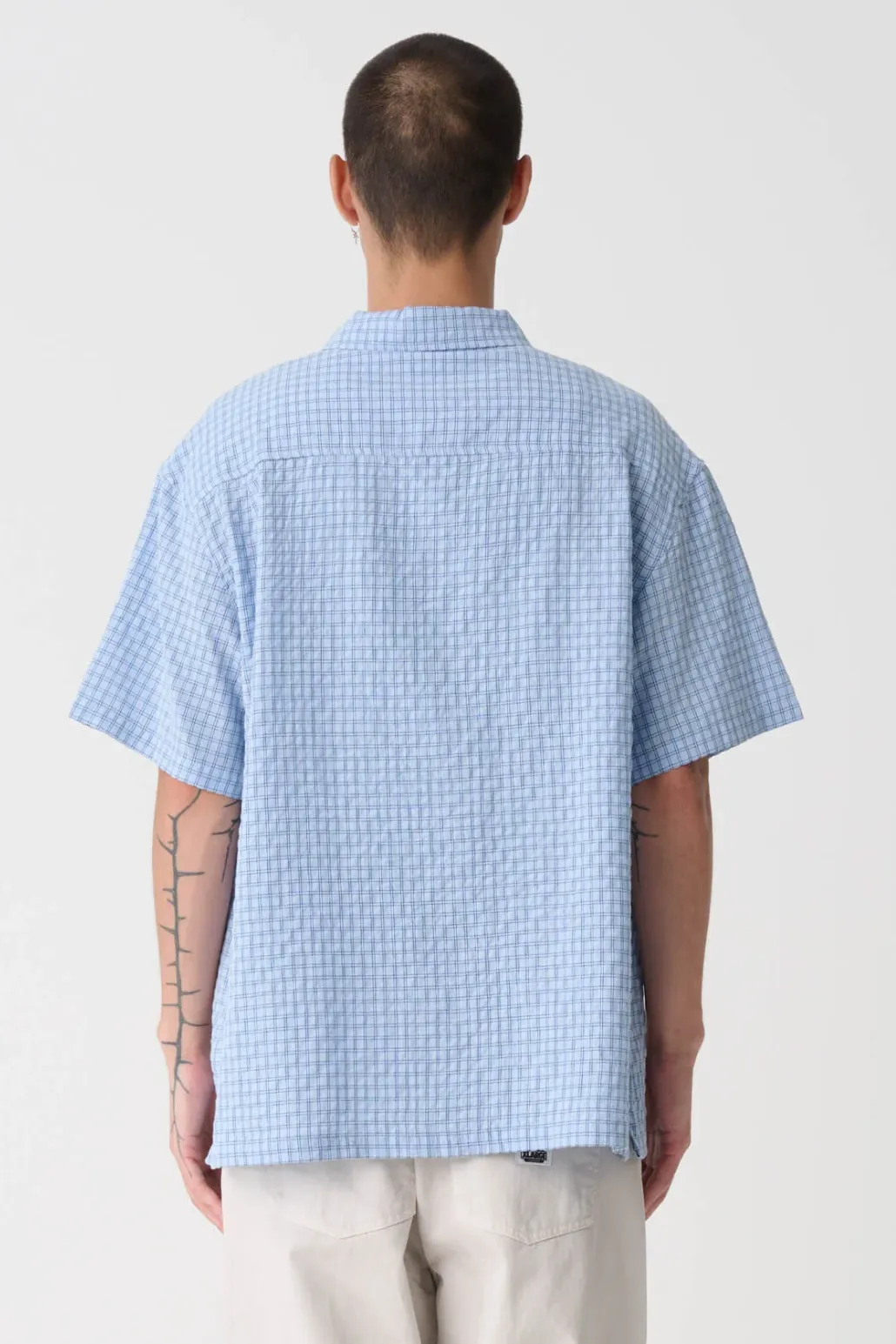 X-LARGE MAD BEAR SS SHIRT - BLUE